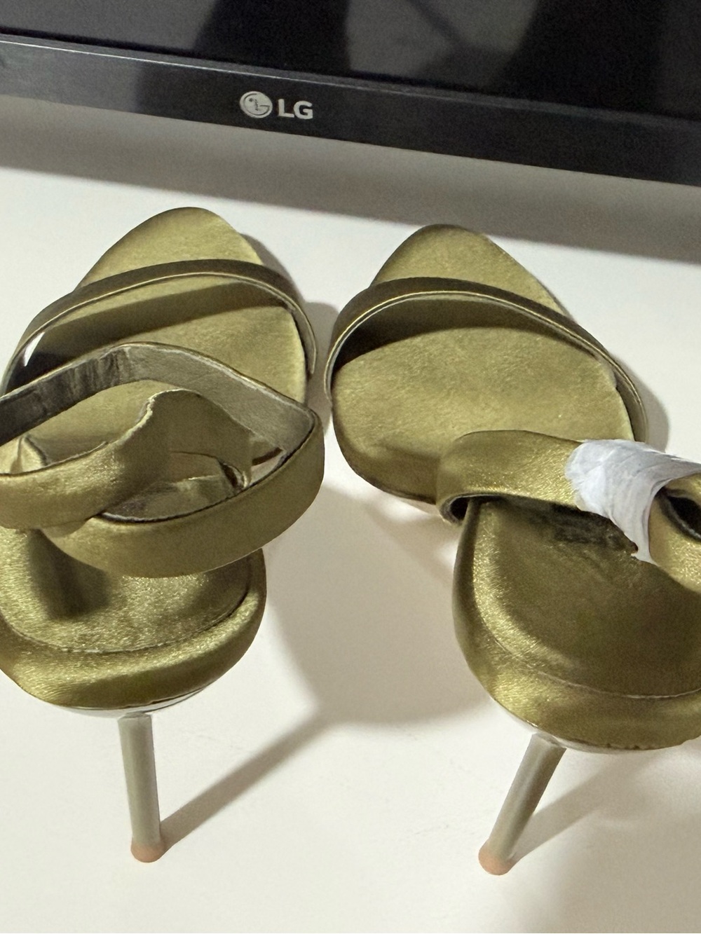 Jeffrey Campbell Olive-Stiletto satin - Elegant Evening Heels - Picture 5 of 7